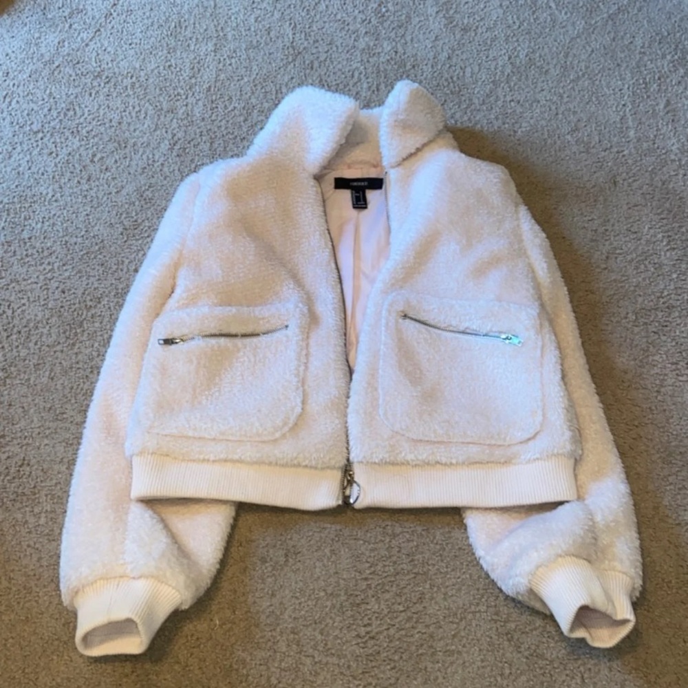 Forever 21 fuzzy jacket